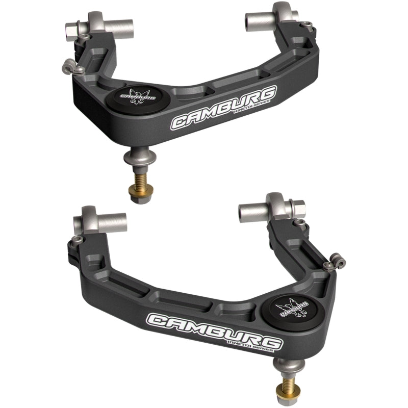 Camburg Engineering CAM-110307-GRY KINETIK Billet Uniball UCA Gray for 2024-2025 Ford Ranger Raptor
