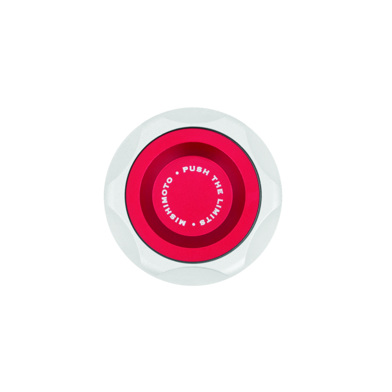 Mishimoto Mitsubishi Oil Filler Cap - Red - #MMOFC-MITS-RD