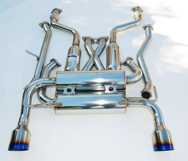 Invidia HS02N3ZGIT 02-08 Nissan 350Z Gemini Single Layer Titanium tip Cat-back Exhaust