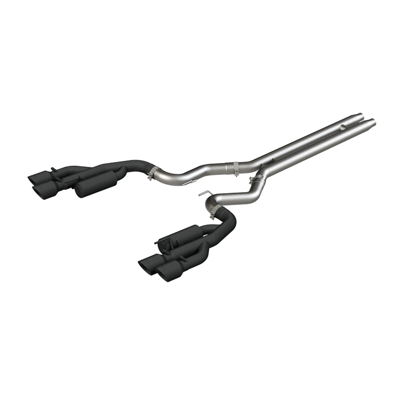 MBRP 18-19 Ford Mustang GT 5.0 3in Cat Back Race Version - Black