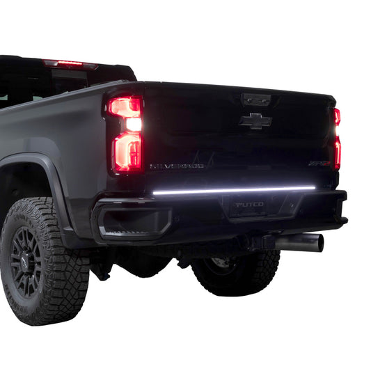 Putco for 2024 Chevrolet Silverado HD/ GMC Sierra HD 60In Direct Fit Red Blade Kit Tailgate Bars