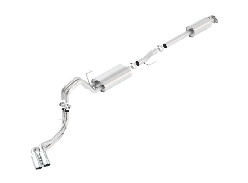 Borla 140618 15-16 Ford F-150 3.5L EcoBoost Ext. Cab Std. Bed Catback Exhaust S-Type Truck Side Exit - #140618
