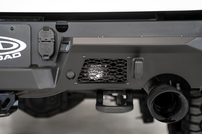 Addictive Desert Designs for 2021 Ram 1500 TRX Stealth Fighter Rear Bumper - Hammer Black