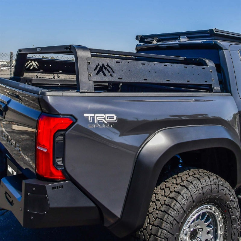 Westin 51-20015 Overland Cargo Rack Base for 2005-2021 Toyota Tacoma Textured Black