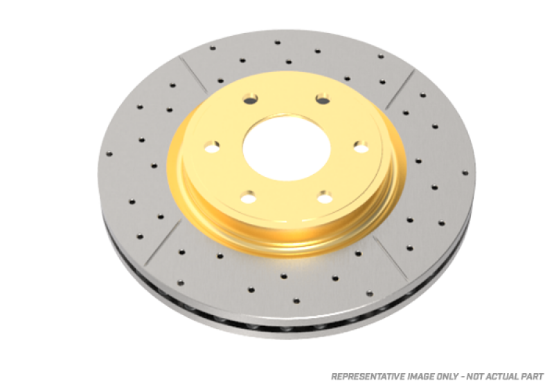 DBA 10-16 Mercedes-Benz C250 Front Street Series Drilled & Slotted Rotor