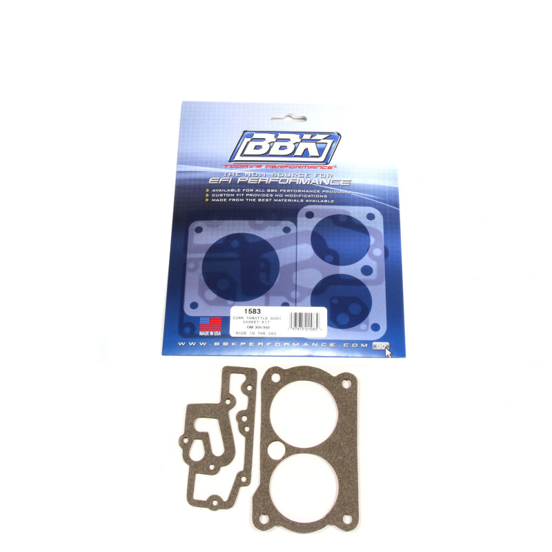 BBK Performance 1583 Throttle Body Gasket Kit for 1985-1992 Chevrolet Camaro / Corvette, Pontiac Firebird (5.0L / 5.7L TPI)