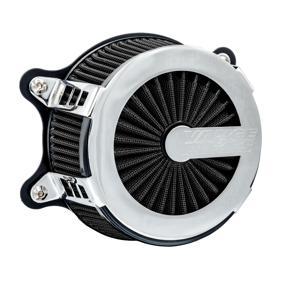 Vance & Hines 70357 Cage Fighter Intake Chrome for 1999-2017 Harley-Davidson