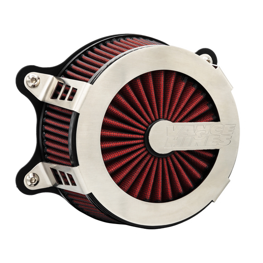 Vance & Hines 70369 Cage Fighter Intake Brushed for 1991-2022 Harley-Davidson Sportster