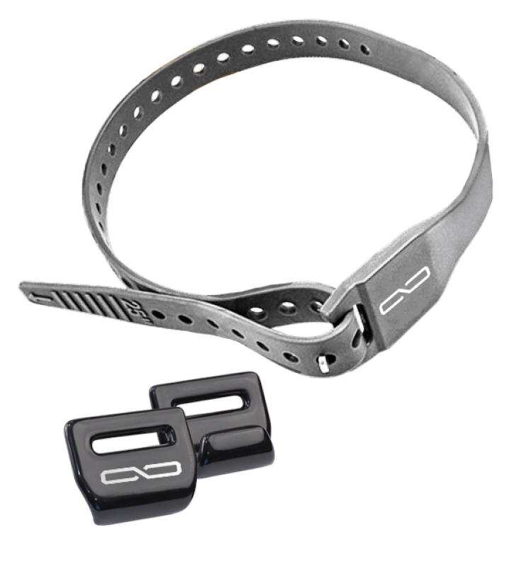 Giant Loop PHS25-18-G Pronghorn Straps 18 Inch Gray Motorcycle