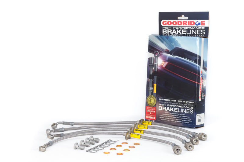 Goodridge 04-08 Acura TSX Stainless Steel Brake Line Kit 20105