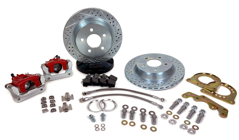 Baer Brakes Rear Ends w/ Ford 8/9in SB HE 11.65in Classic Series Rear Brake Kit — Fits Ford 8"/9" Small Bearing Housing Ends (Non-Staggered Shock Applicatons)