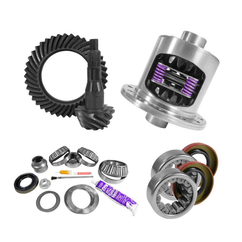 Yukon Gear & Axle YGK2103 9.75in for Ford 3.55 Rear Ring & Pinion Install Kit 34 Spline Positraction Axle Bearings