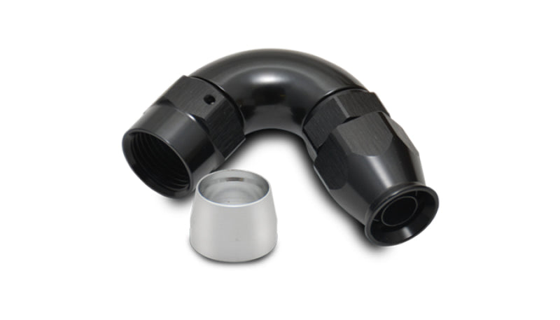 Vibrant -4AN 120 Degree Hose End Fitting for PTFE Lined Hose