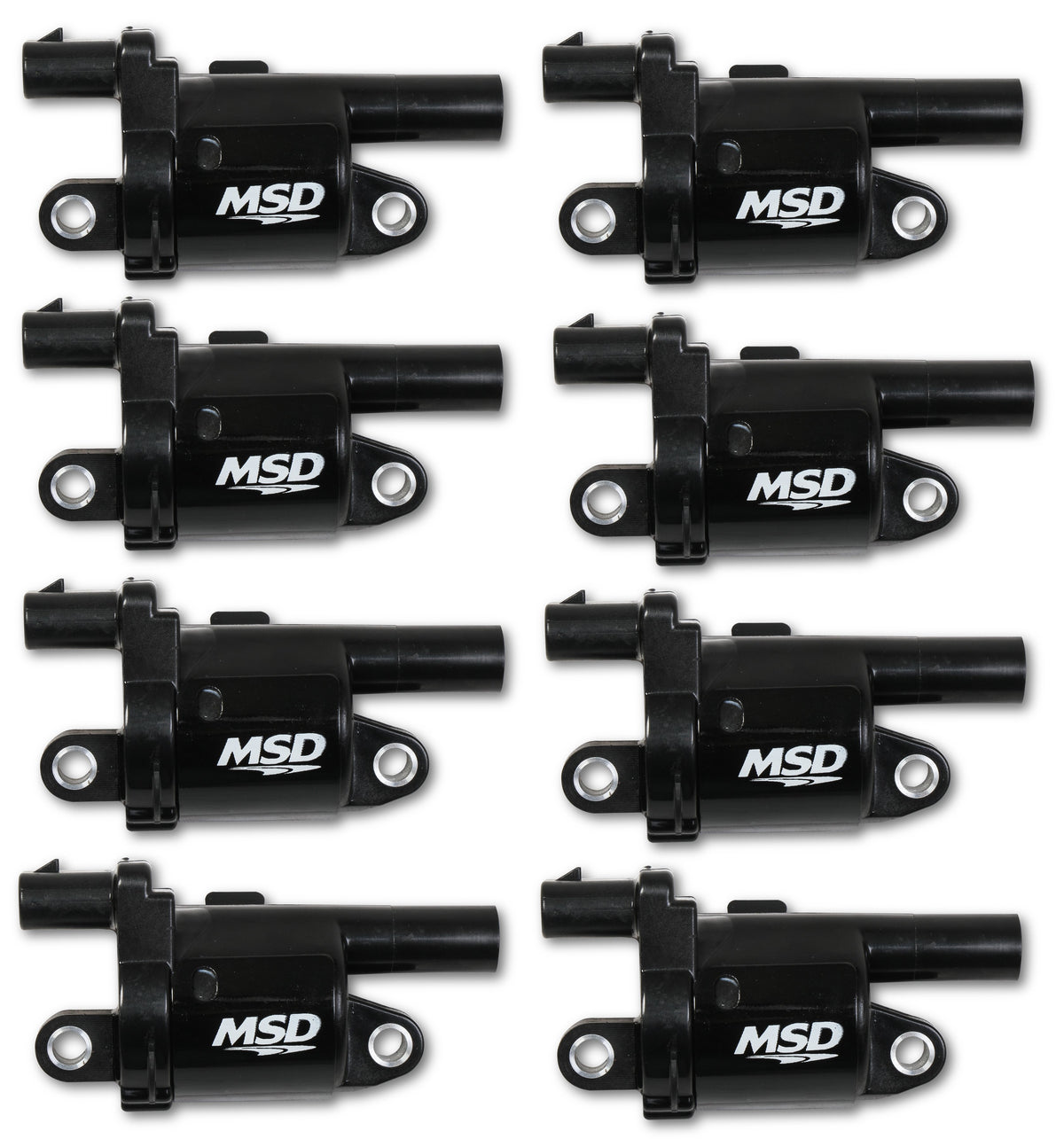 MSD 826883 Coil - Blaster Series - Gen V GDI Engine - Black - 8-Pack- Round