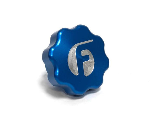 Fleece Performance FPE-DMAX-OC-BLU for 2001-2016 GM 2500/3500 Duramax Billet Oil Cap Cover - Blue