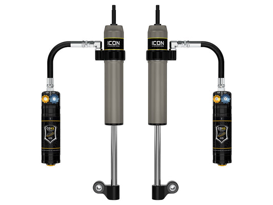 ICON 05-23 Toyota Tacoma Rear VS 2.5 Alum RXT Shock Absorbers Remote Resi w/ CDXS Pair