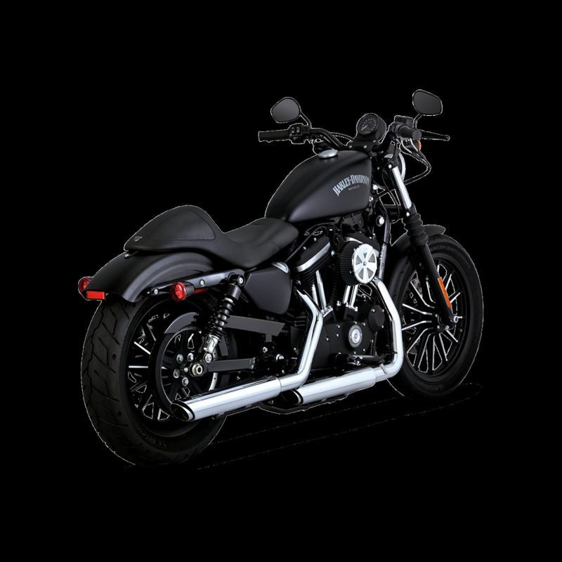 Vance & Hines 16361 Twin Slash 3in PCX Slip-Ons Chrome for 2014-2022 Harley-Davidson Sportster