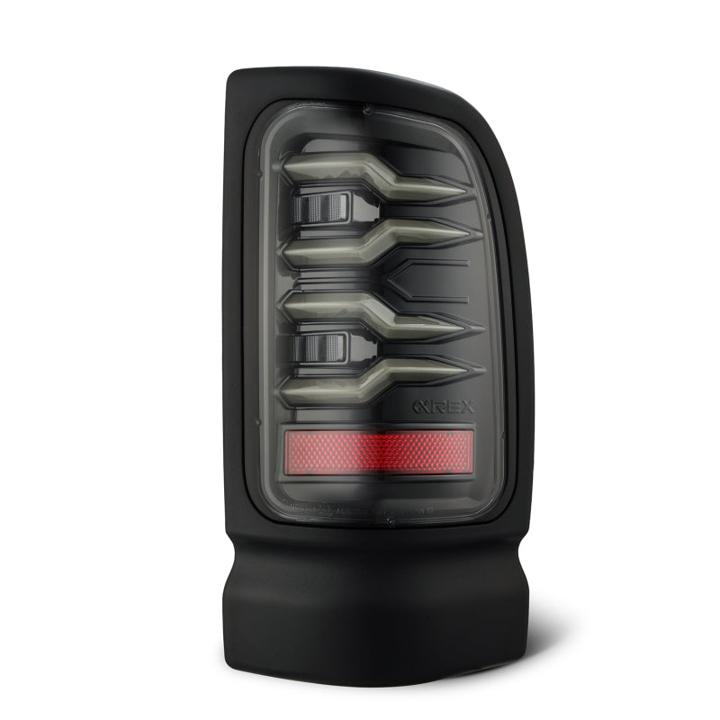 AlphaRex 643001 94-01 Dodge Ram 1500/2500/3500 LUXX-Series LED Tail Lights - Alpha-Black
