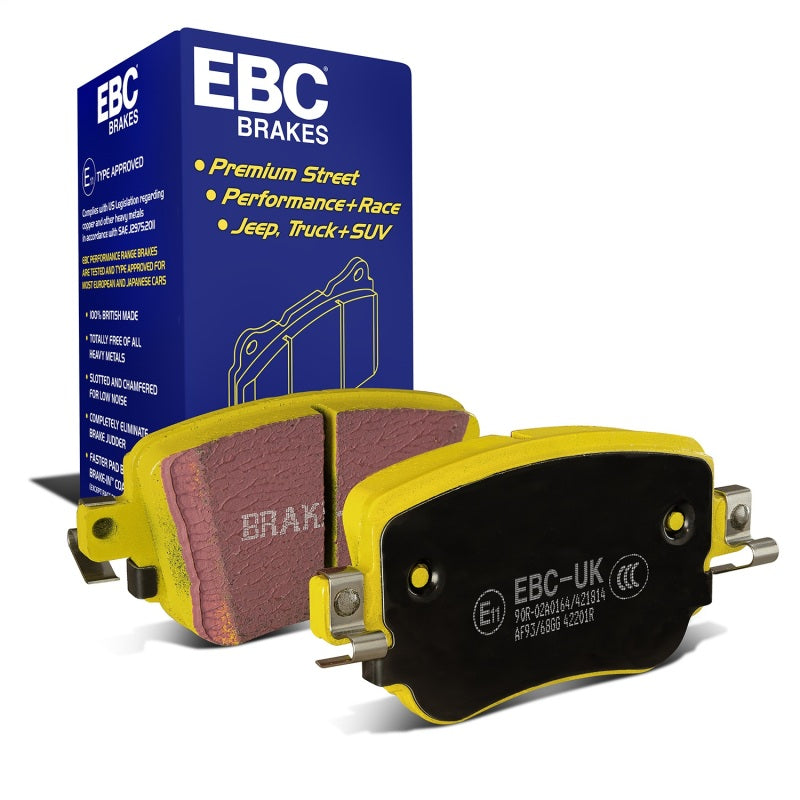 EBC 15-21 Volkswagen GTi 2.0 Turbo Yellowstuff Rear Brake Pads DP42201R