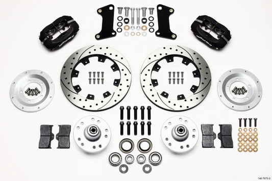 Wilwood Forged Dynalite Front Kit 12.19in Drilled 67-69 Camaro 64-72 Nova Chevelle - #140-7675-D