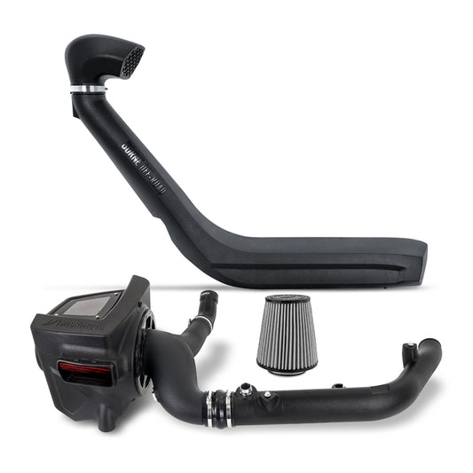 Mishimoto 2021+ Bronco 2.7L Intake/Snorkel Bundle - Dry Washable Filter - #MMB-BR27-21DW