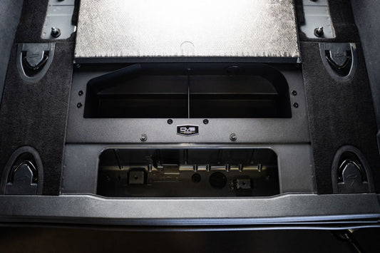 DV8 Offroad 21-23 Ford Bronco (Exc. Bronco Raptor) Air Compressor Mount & Storage Box - #CMBR-01
