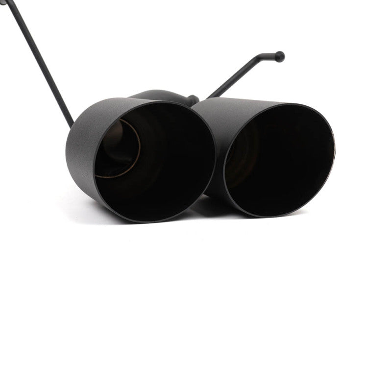 BLOX Racing 2022-2027 WRX Muffler Delete / Axle Back Single Wall 4in - Matte Black Tips BXEX-51106-BK