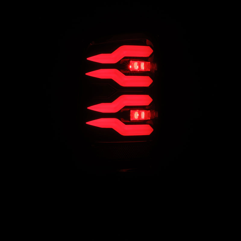 AlphaRex 643003 94-01 Dodge Ram 1500/2500/3500 LUXX-Series LED Tail Lights - Black/Red