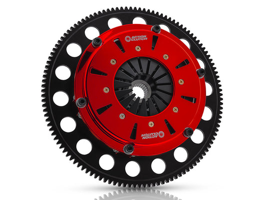 Action Clutch ACR-2208-S 7.25in Sprung Twin Disc Race Kit with Chromoly Flywheel for 2002-2006 Acura RSX Type-S 2.0L DOHC (K20A2)