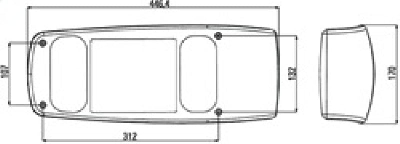 HELLA 007502217 Caraluna I Multifunction Rear Combination Lamp 12V