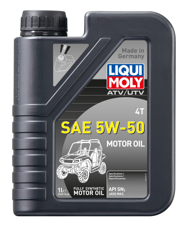 LIQUI MOLY 1L ATV 4T Motor Oil SAE 5W-50 (20212) - Pack of 6