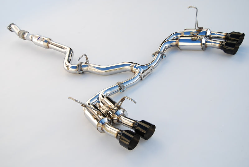 Invidia HS15STIGM4SB 11-21 Subaru WRX/STI Sedan Gemini R400 Single Layer Black tip Cat-back Exhaust