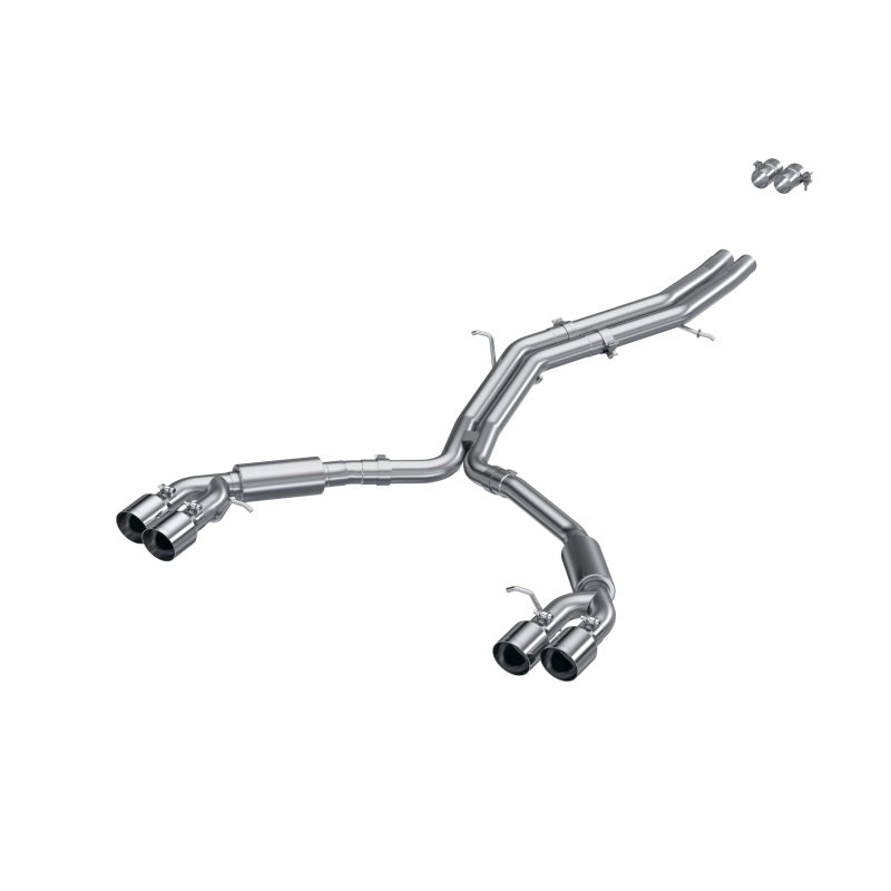 MBRP 18-21 Audi S5 Coupe/S4 Sedan T304 2.5in Cat-Back Exhaust - SS Tips