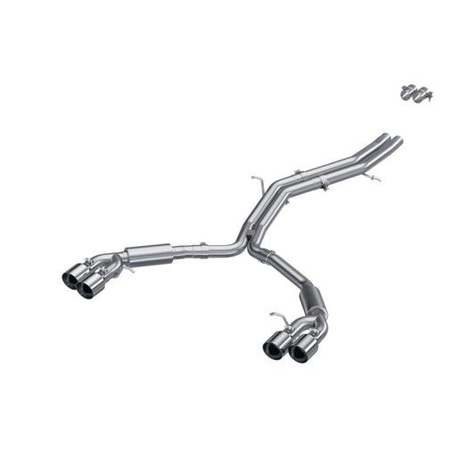 MBRP 18-21 Audi S5 Coupe/S4 Sedan T304 2.5in Cat-Back Exhaust - SS Tips