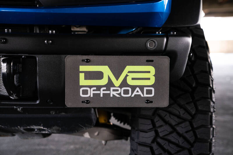 DV8 Offroad 21-22 Ford Bronco Factory Front Bumper License Relocation Bracket - Side - #LPBR-02
