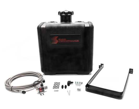 Snow Performance SNO-40016-BRD Water Tank Upgrade 7gal (with Braided SS Line/Brackets/Solenoid/4AN Fittings)