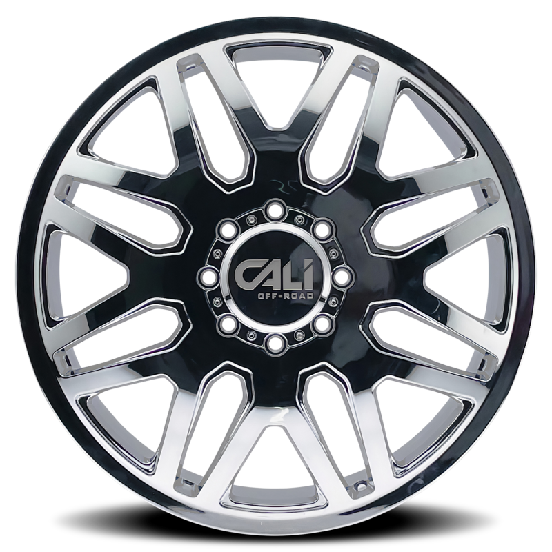 Cali Off-Road Invader Dually Front 22x8.25 8x165.1 115mm Chrome Wheel 9115D-22881CF115
