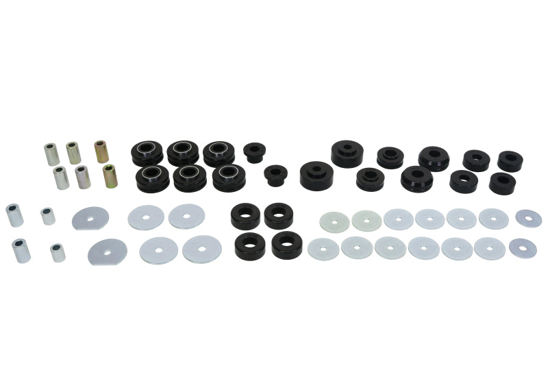 Whiteline W93562 Body Mount Bushing Set for 1965-1970 Chevrolet Bel Air, 1965-1970 Chevrolet Biscayne, 1965-1970 Chevrolet Impala and More