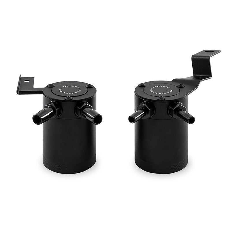 Mishimoto 2015+ Subaru WRX Baffled Oil Catch Can Kit - Black - #MMBCC-WRX-15SBE