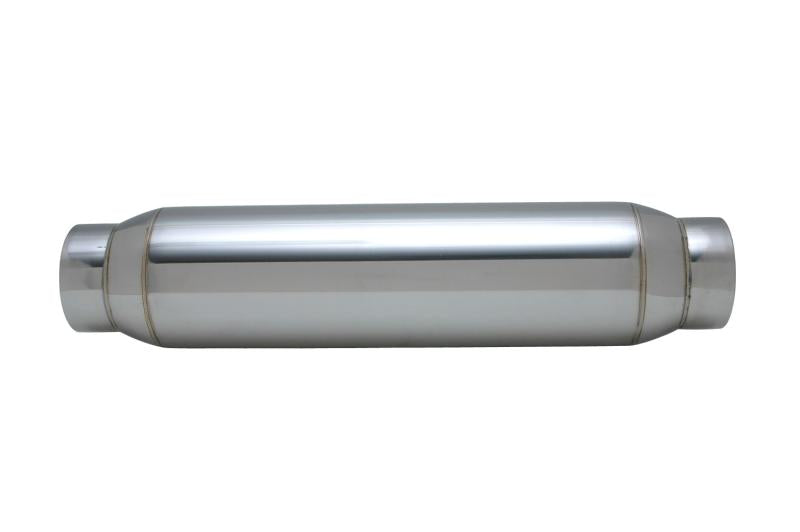 Vibrant SS Resonator (Standard Design) 3.5in inlet/outlet x 18in long w/5in OD