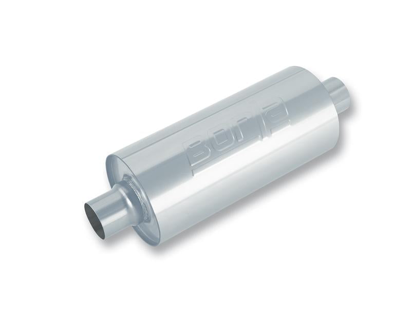 Borla 40477 Universal Oval Transverse 2.5in Inlet/Outlet 19in x 10.25in x 5.5in Turbo XL Muffler - #40477