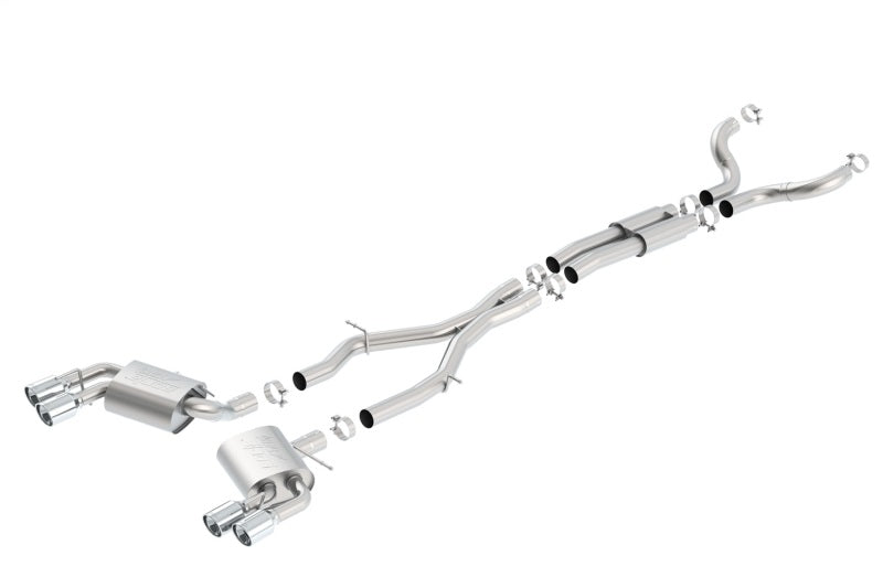 Borla 140688 Chevy 16-17 Camaro 6.2L ATAK Catback w/ Dual Tips (NPP) Dual Split Rear Exit - #140688