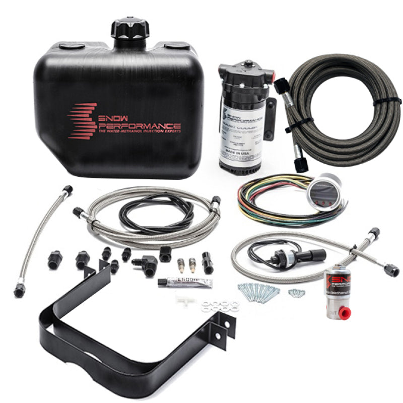Snow Performance SNO-211-BRD 2.5 BC Water Meth Inj Kit SS Brd Line 4AN