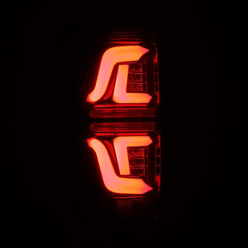 AlphaRex 657020 17-19 Ford F250 Super Duty PRO-Series LED Tail Lights Red Smoke (w/o Blind Spot Sensor)