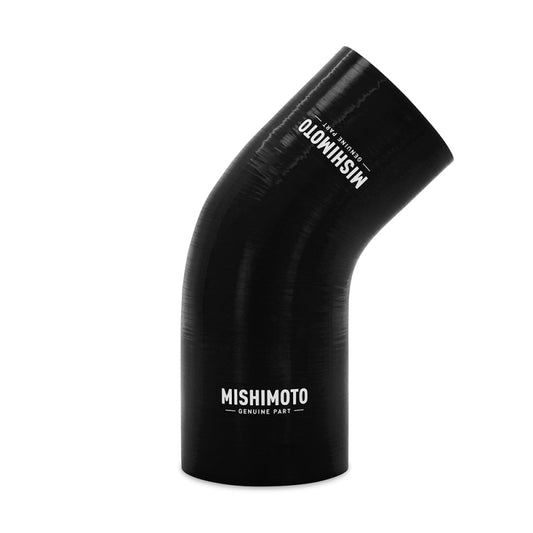 Mishimoto Silicone Reducer Coupler 45 Degree 2in to 2.5in - Black - #MMCP-R45-2025BK
