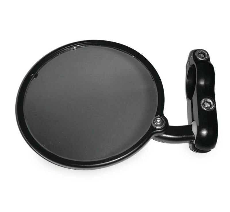 CRG Constructors HS-100-L Hindsight 3in Round Bar End Mirror Left Black
