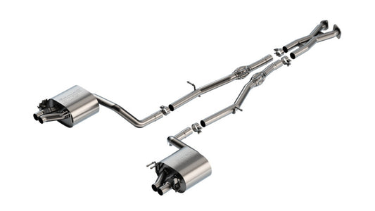 Borla 141011 Genesis G70 S-Type Cat Back Exhaust - No Tips - #141011