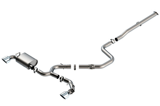 Borla 140832 19-20 Hyundai Veloster N 2.0L I4 MT FWD 2DR 3in ATAK CatBack Exhaust w/ SS Tips - #140832