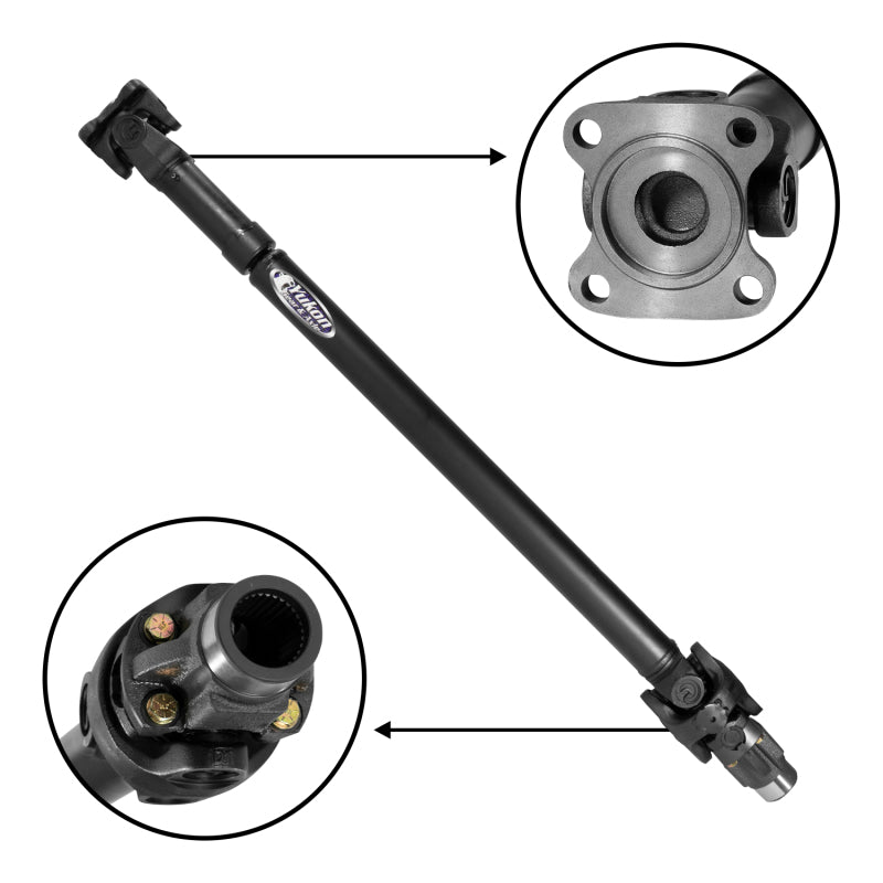 Yukon Gear & Axle YDS041 Performance Front Driveshaft for 2018 Jeep JL Sahara 4 Door Auto Selec-Trac