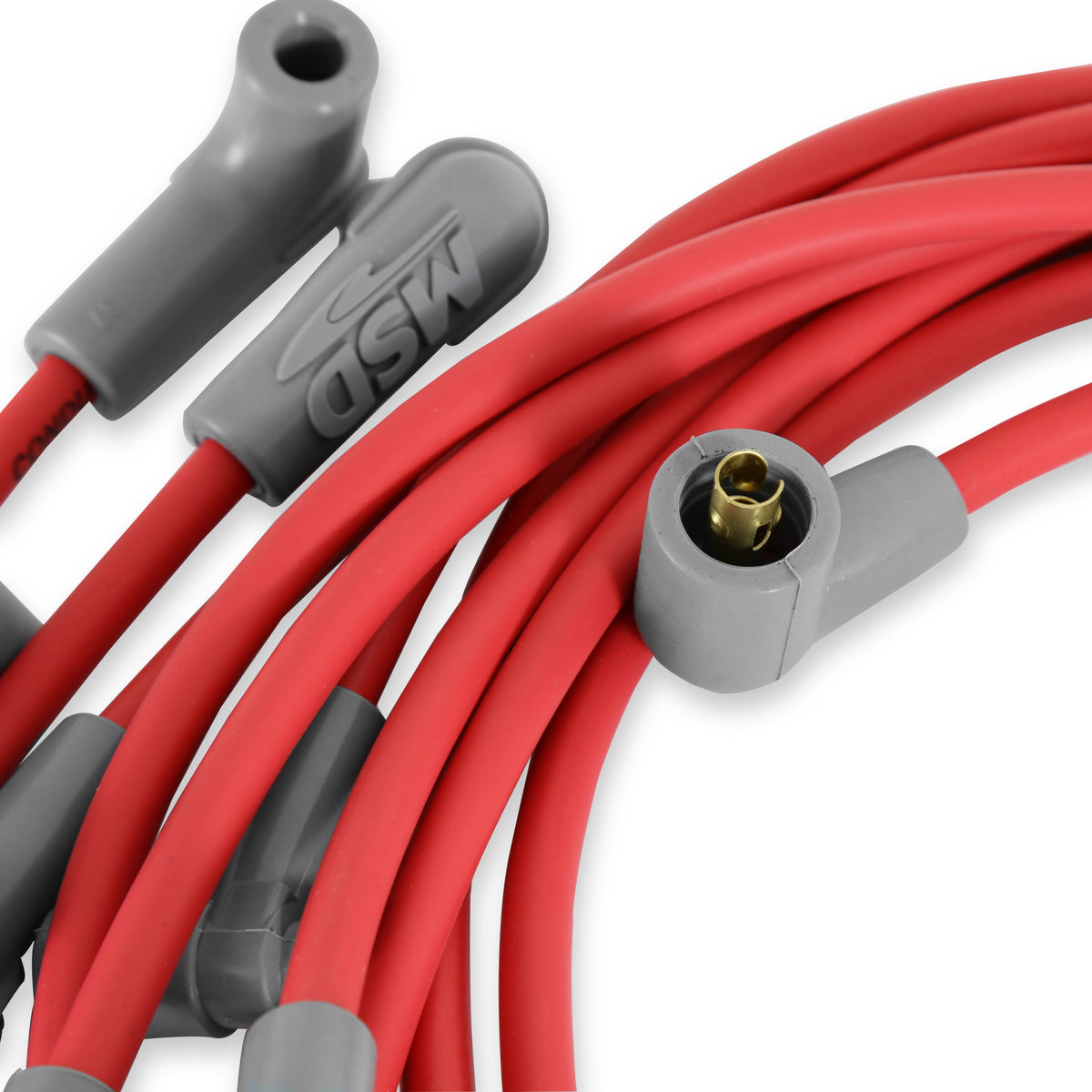 MSD 35659 Super Conductor Spark Plug Wire Set, Small Block for Chevy w/HEI Cap